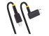 R2CCR-1M-USB-CABLE - StarTech.com 3ft (1m) USB C Charging Cable Right Angle, 60W PD 3A, Heavy Duty Fast Charge USB-C Cable, USB 2.0 Type-C, Durable and Rugged Aramid Fiber, S20/iPad/Pixel - Left-angle