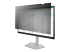 23669-PRIVACY-SCREEN - StarTech.com 23.6-inch 16:9 Computer Monitor Privacy Filter, Anti-Glare Privacy Screen with 51% Blue Light Reduction, Black-out Monitor Screen Protector w/+/- 30 deg. Viewing Angle, Matte and Glossy Sides (23669-PRIVACY-SCREEN) - Right-angle