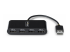 ST4200MINI2-USB-HUB - StarTech.com 4-Port USB 2.0 Hub, USB Bus Powered, Small Travel Mini USB Hub, USB 2.0 Splitter, Multi-Port Portable USB Hub, 480Mbps, Overcurrent Protection (OCP) - Front