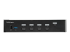 SV431HU34K6 - StarTech.com 4 Port HDMI KVM Switch, Single Monitor 4K 60Hz Ultra HD HDR, Desktop HDMI 2.0 KVM Switch with 2 Port USB 3.0 Hub (5Gbps) & 4x USB 2.0 HID Ports, Audio, Hotkey Switching, TAA - Front