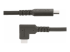 RUSB31CC1MBR - StarTech.com 3ft (1m) Rugged Right Angle USB-C Cable, USB 10 Gbps, USB C to C Data Transfer Cable, 4K 60Hz DP Alt Mode, 100W Power Delivery - Front