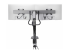 H2M1AS2-MONITOR-ARM - StarTech.com Desk Mount Dual Monitor Arm w/ Crossbar, Up To 27" Displays - Back